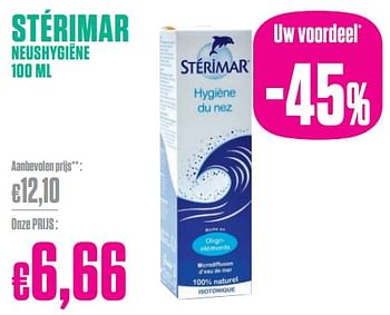Promoties Stérimar neushygiëne - Sterimar - Geldig van 29/01/2024 tot 29/02/2024 bij Medi-Market