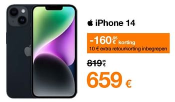 Promotions Apple iphone 14 - Apple - Valide de 01/02/2024 à 19/02/2024 chez Orange