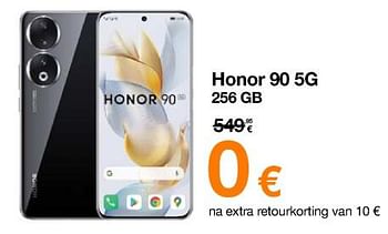 Promoties Honor 90 5g 256 gb - Honor - Geldig van 01/02/2024 tot 19/02/2024 bij Orange
