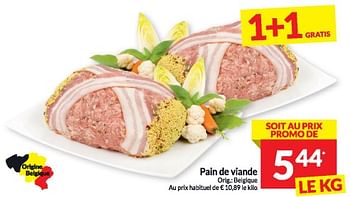 Promotions Pain de viande - Produit maison - Intermarche - Valide de 13/02/2024 à 18/02/2024 chez Intermarche