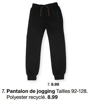 Promoties Pantalon de jogging - Huismerk - Zeeman  - Geldig van 07/02/2024 tot 30/06/2024 bij Zeeman