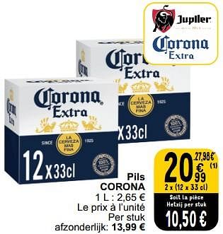 Promotions Pils corona - Corona - Valide de 13/02/2024 à 19/02/2024 chez Cora