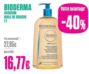 Promotions Bioderma atoderm huile de douche - BIODERMA - Valide de 29/01/2024 à 29/02/2024 chez Medi-Market