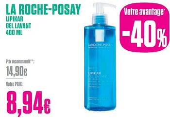 Promotions La roche-posay lipikar gel lavant - La Roche - Posay - Valide de 29/01/2024 à 29/02/2024 chez Medi-Market