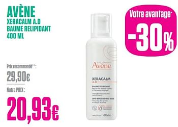 Promotions Avène xeracalm a.d baume relipidant - Avene - Valide de 29/01/2024 à 29/02/2024 chez Medi-Market