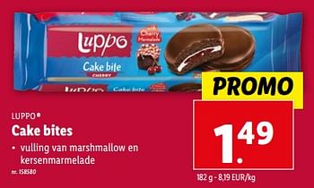 Promotions Cake bites - LUPPO - Valide de 21/02/2024 à 27/02/2024 chez Lidl