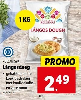 Promoties Lángosdeeg - Kuljanka - Geldig van 21/02/2024 tot 27/02/2024 bij Lidl