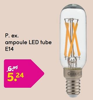 Promotions Ampoule led tube e14 - Produit maison - Leen Bakker - Valide de 01/02/2024 à 25/02/2024 chez Leen Bakker