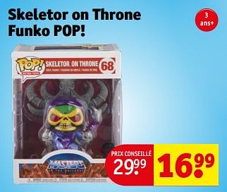 Promotions Skeletor on throne funko pop! - Funko - Valide de 13/02/2024 à 26/02/2024 chez Kruidvat