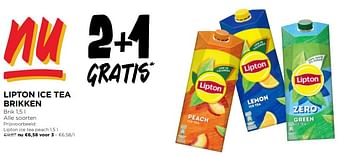 Promoties Lipton ice tea brikken - Lipton - Geldig van 14/02/2024 tot 20/02/2024 bij Jumbo