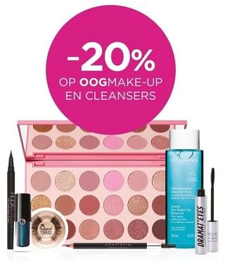 Promotions -20% op oogmake up en cleansers - Produit Maison - ICI PARIS XL - Valide de 15/02/2024 à 25/02/2024 chez ICI PARIS XL