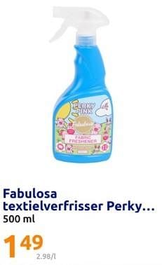 Promoties Fabulosa textielverfrisser perky - Fabulosa - Geldig van 14/02/2024 tot 20/02/2024 bij Action