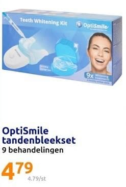Promoties Optismile tandenbleekset - OptiSmile - Geldig van 14/02/2024 tot 20/02/2024 bij Action