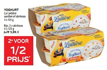 Promoties Yoghurt la laitière 2e voor 1-2 prijs - La Laitiere - Geldig van 14/02/2024 tot 27/02/2024 bij Alvo