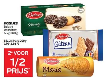 Promoties Koekjes delacre 2e voor 1-2 prijs - Delacre - Geldig van 14/02/2024 tot 27/02/2024 bij Alvo