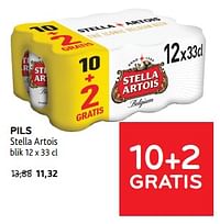 Pils stella artois 10+2 gratis-Stella Artois