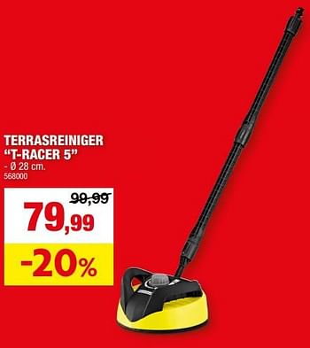 Promoties Kärcher terrasreiniger t-racer 5 - Kärcher - Geldig van 14/02/2024 tot 25/02/2024 bij Hubo