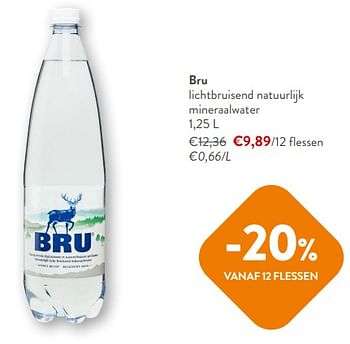Promoties Bru lichtbruisend natuurlijk mineraalwater - Bru - Geldig van 14/02/2024 tot 27/02/2024 bij OKay