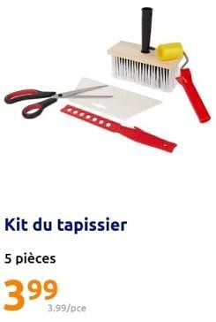 Promotions Kit du tapissier - Produit Maison - Action - Valide de 14/02/2024 à 20/02/2024 chez Action