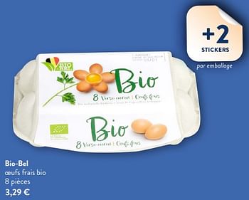 Promotions Bio-bel oeufs frais bio - Huismerk - Okay Buurtwinkels - Valide de 14/02/2024 à 27/02/2024 chez OKay