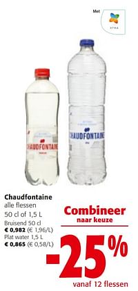Chaudfontaine alle flessen-Chaudfontaine