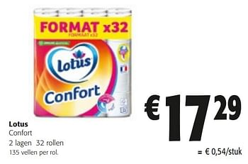 Promoties Lotus confort - Lotus Nalys - Geldig van 14/02/2024 tot 27/02/2024 bij Colruyt