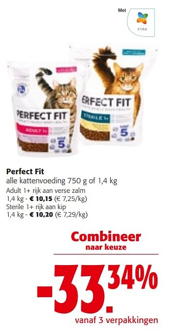 Promoties Perfect fit alle kattenvoeding - Perfect Fit  - Geldig van 14/02/2024 tot 27/02/2024 bij Colruyt