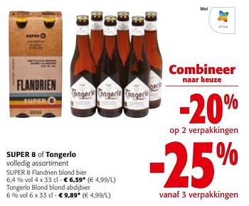 Promoties Super 8 of tongerlo volledig assortiment - Huismerk - Colruyt - Geldig van 14/02/2024 tot 27/02/2024 bij Colruyt