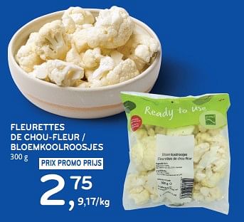 Promotions Fleurettes de chou-fleur - Produit maison - Alvo - Valide de 14/02/2024 à 27/02/2024 chez Alvo