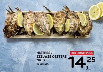 Promoties Huîtres oesters - Huismerk - Alvo - Geldig van 14/02/2024 tot 27/02/2024 bij Alvo