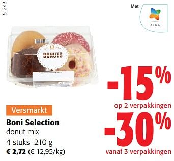 Promotions Boni selection donut mix - Boni - Valide de 14/02/2024 à 27/02/2024 chez Colruyt