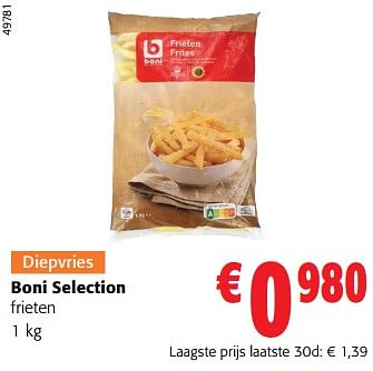 Promotions Boni selection frieten - Boni - Valide de 14/02/2024 à 27/02/2024 chez Colruyt