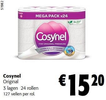 Promoties Cosynel original - Cosynel - Geldig van 14/02/2024 tot 27/02/2024 bij Colruyt