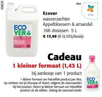 Promoties Ecover wasverzachter appelbloesem + amandel - Ecover - Geldig van 14/02/2024 tot 27/02/2024 bij Colruyt