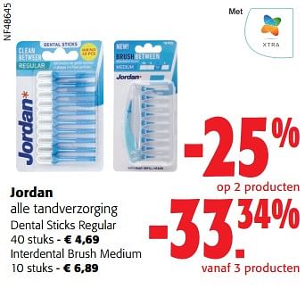 Promoties Jordan alle tandverzorging - Jordan - Geldig van 14/02/2024 tot 27/02/2024 bij Colruyt