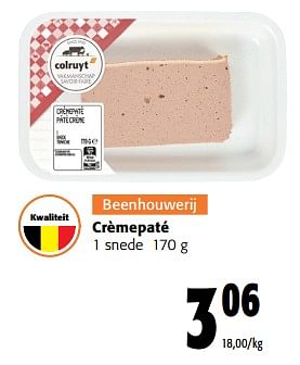 Promoties Crèmepaté - Huismerk - Colruyt - Geldig van 14/02/2024 tot 27/02/2024 bij Colruyt