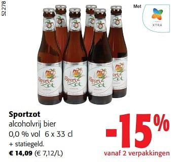 Promoties Sportzot alcoholvrij bier - Sportzot - Geldig van 14/02/2024 tot 27/02/2024 bij Colruyt