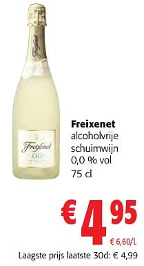 Promoties Freixenet alcoholvrije schuimwijn - Freixenet - Geldig van 14/02/2024 tot 27/02/2024 bij Colruyt