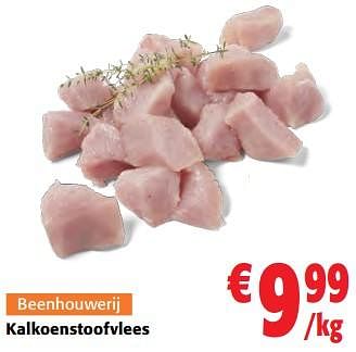 Promoties Kalkoenstoofvlees - Huismerk - Colruyt - Geldig van 14/02/2024 tot 27/02/2024 bij Colruyt