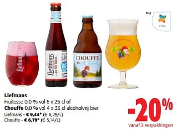 Promoties Liefmans fruitesse - Liefmans - Geldig van 14/02/2024 tot 27/02/2024 bij Colruyt