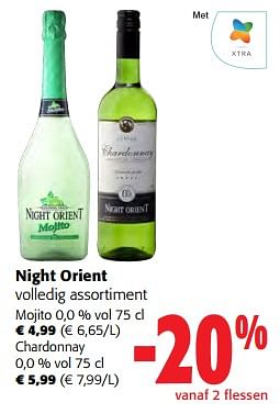 Promoties Night orient volledig assortiment mojito - Night orient - Geldig van 14/02/2024 tot 27/02/2024 bij Colruyt