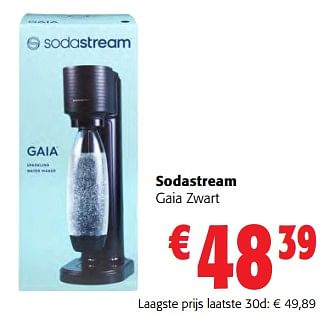 Promoties Sodastream gaia zwart - Sodastream - Geldig van 14/02/2024 tot 27/02/2024 bij Colruyt