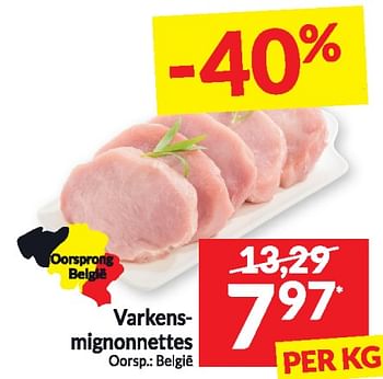 Promoties Varkens mignonnettes - Huismerk - Intermarche - Geldig van 20/02/2024 tot 25/02/2024 bij Intermarche