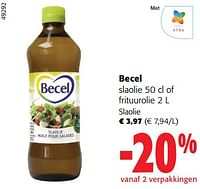 Becel slaolie of frituurolie-Becel