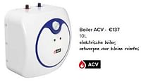 Promoties Boiler acv - ACV - Geldig van 23/02/2024 tot 30/06/2024 bij Euro Shop