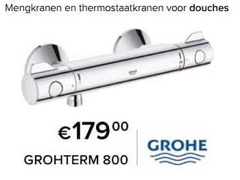 Promotions Grohterm 800 - Grohe - Valide de 23/02/2024 à 30/06/2024 chez Euro Shop