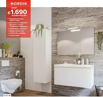 Promotions Nordik getoonde opstelling - Allibert - Valide de 23/02/2024 à 30/06/2024 chez Euro Shop