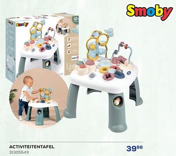 Promoties Activiteitentafel - Smoby - Geldig van 15/02/2024 tot 14/03/2024 bij Supra Bazar
