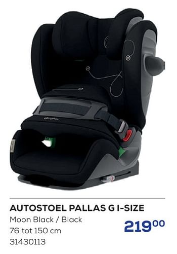 Promoties Autostoel pallas g i-size - Cybex - Geldig van 15/02/2024 tot 14/03/2024 bij Supra Bazar