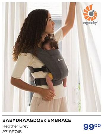 Promoties Babydraagdoek embrace - ERGObaby - Geldig van 15/02/2024 tot 14/03/2024 bij Supra Bazar